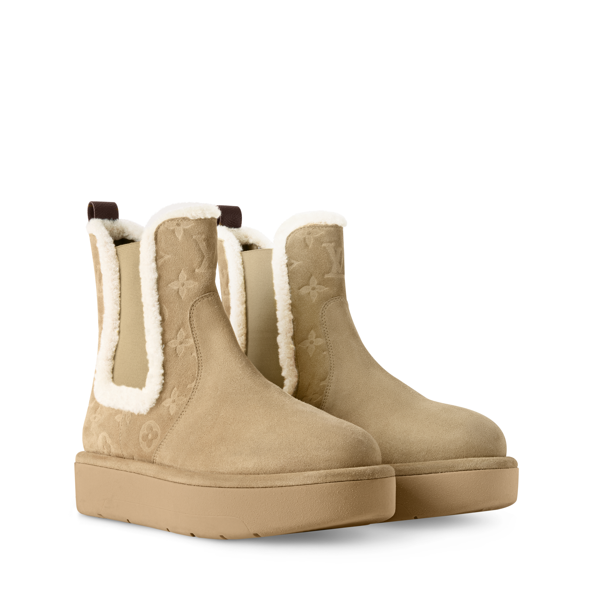 ルイヴィトン LOUIS VUITTON ムートンブーツ ベージュ 楽天市場